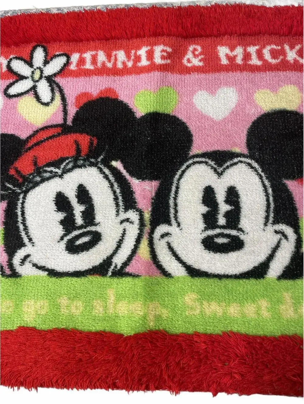 Vintage Disney Minnie & Mickey Rug Collectable Gift Classic Vintage Aesthetic